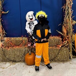 Kids Halloween Costume in Black and Orange